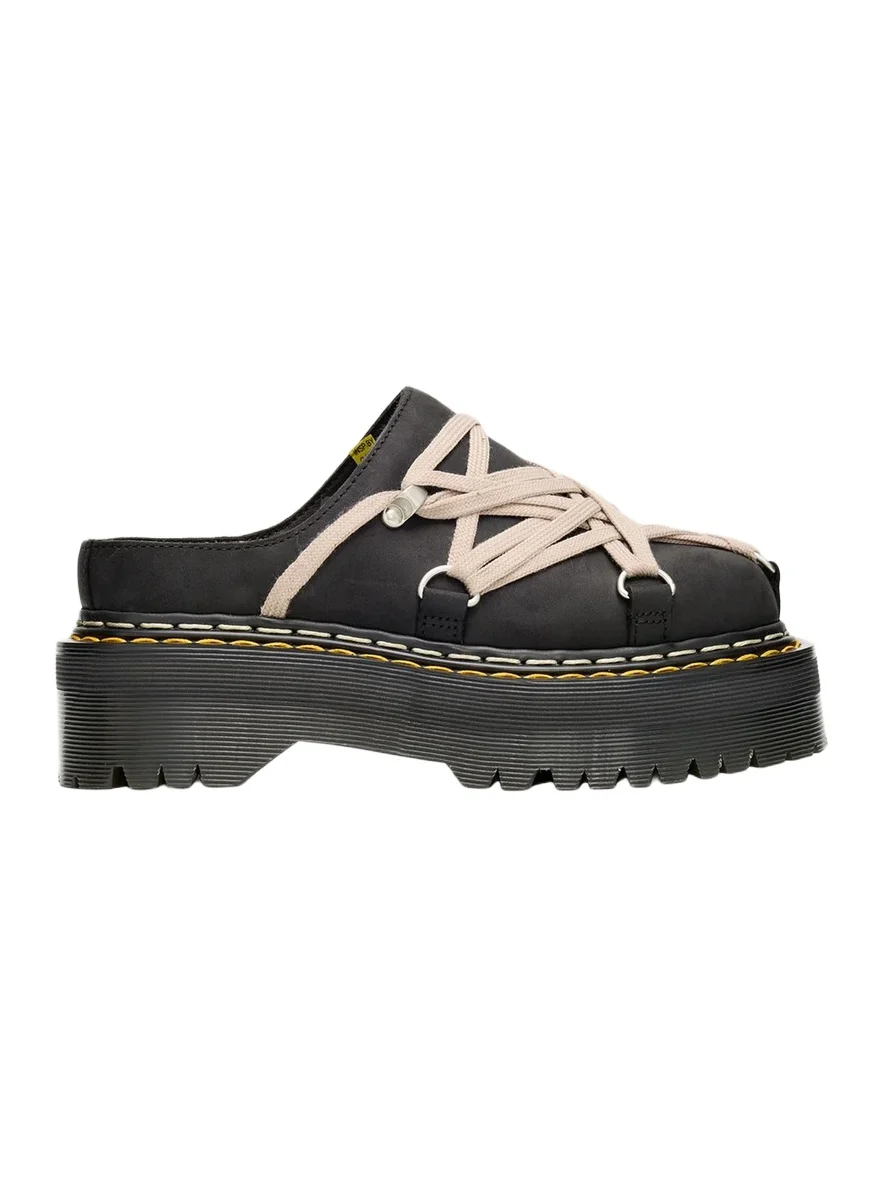 Dr. Martens x Rick Owens x Dr. Martens Quad Sole Megalace Leather Mules