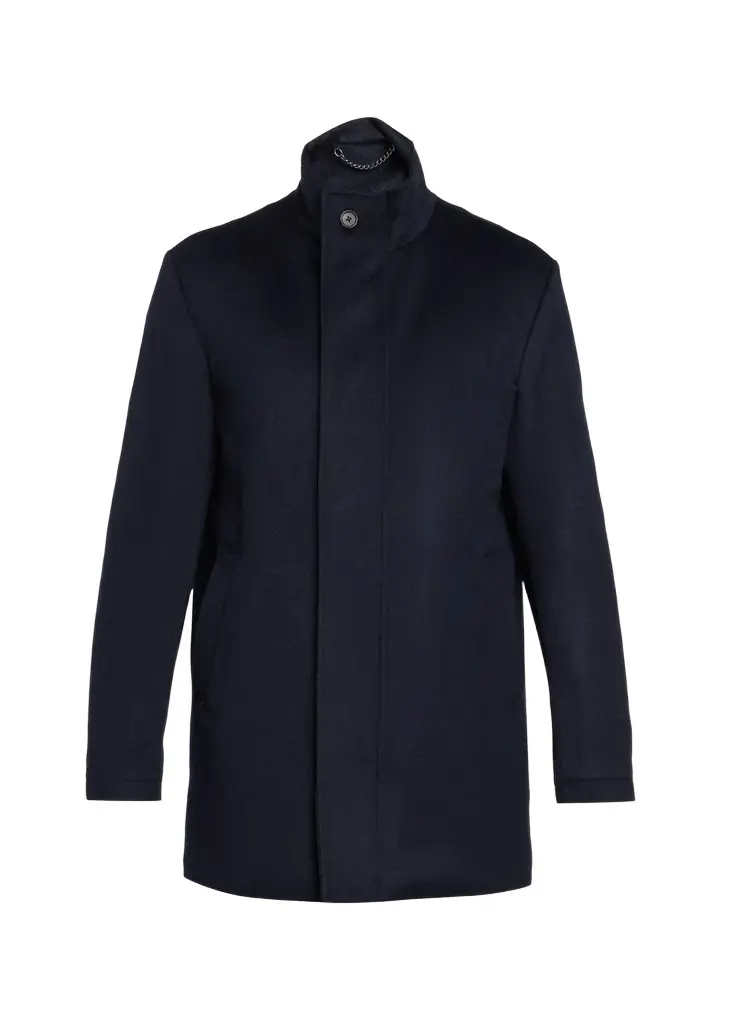 Cesare Attolini Men's Cashmere Stand-Collar Car Coat