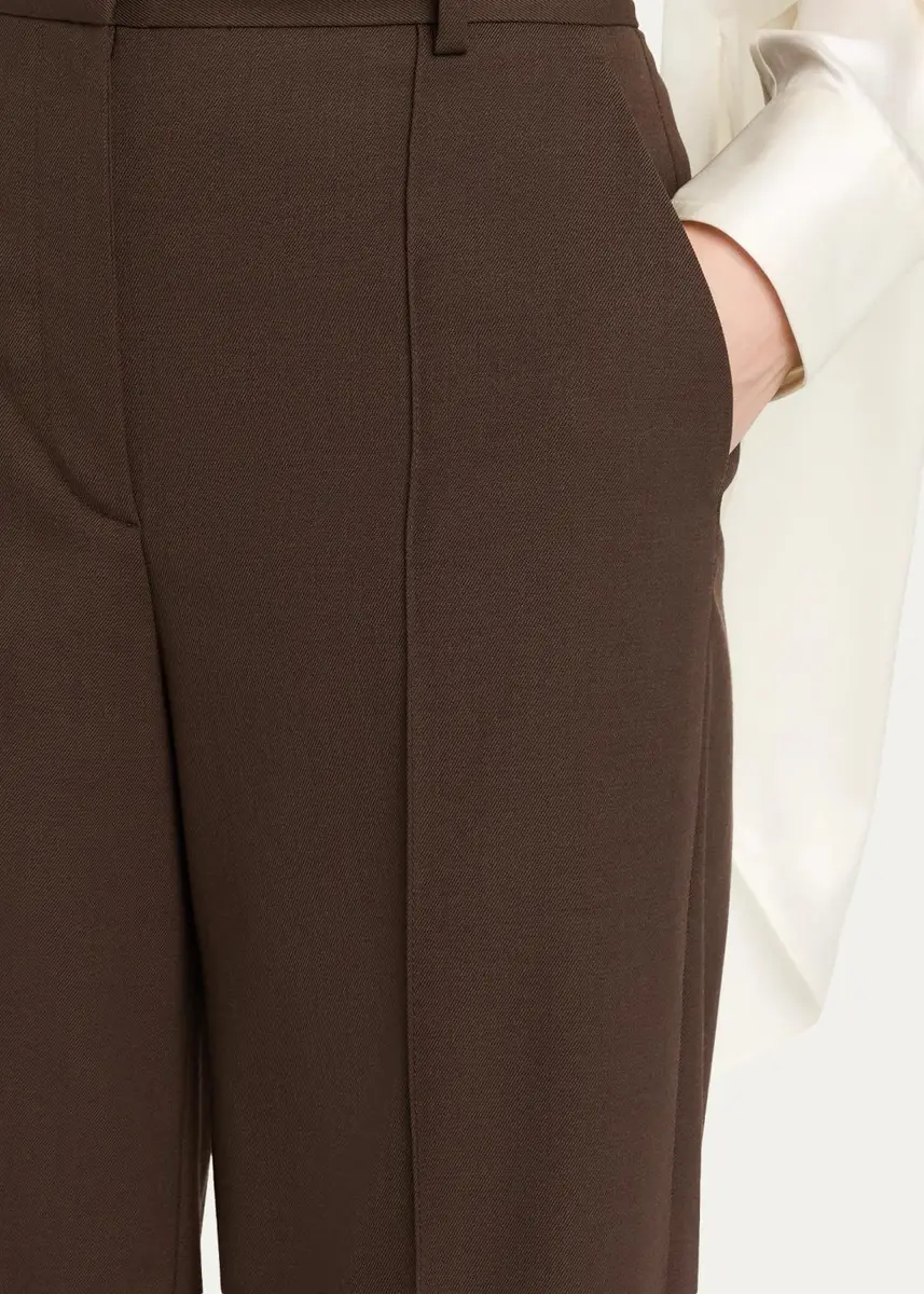 A.L.C. Reid Pintucked Wool-Blend Pants | Thumbnail 5 A.L.C. Reid Pintucked Wool-Blend Pants | Thumbnail 5