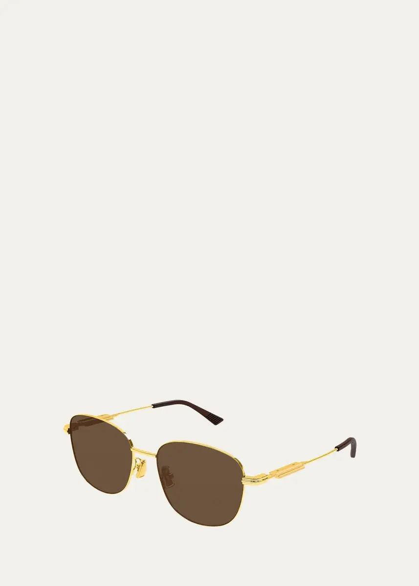 Bottega Veneta Ribbon 56MM Round Sunglasses | Thumbnail 2