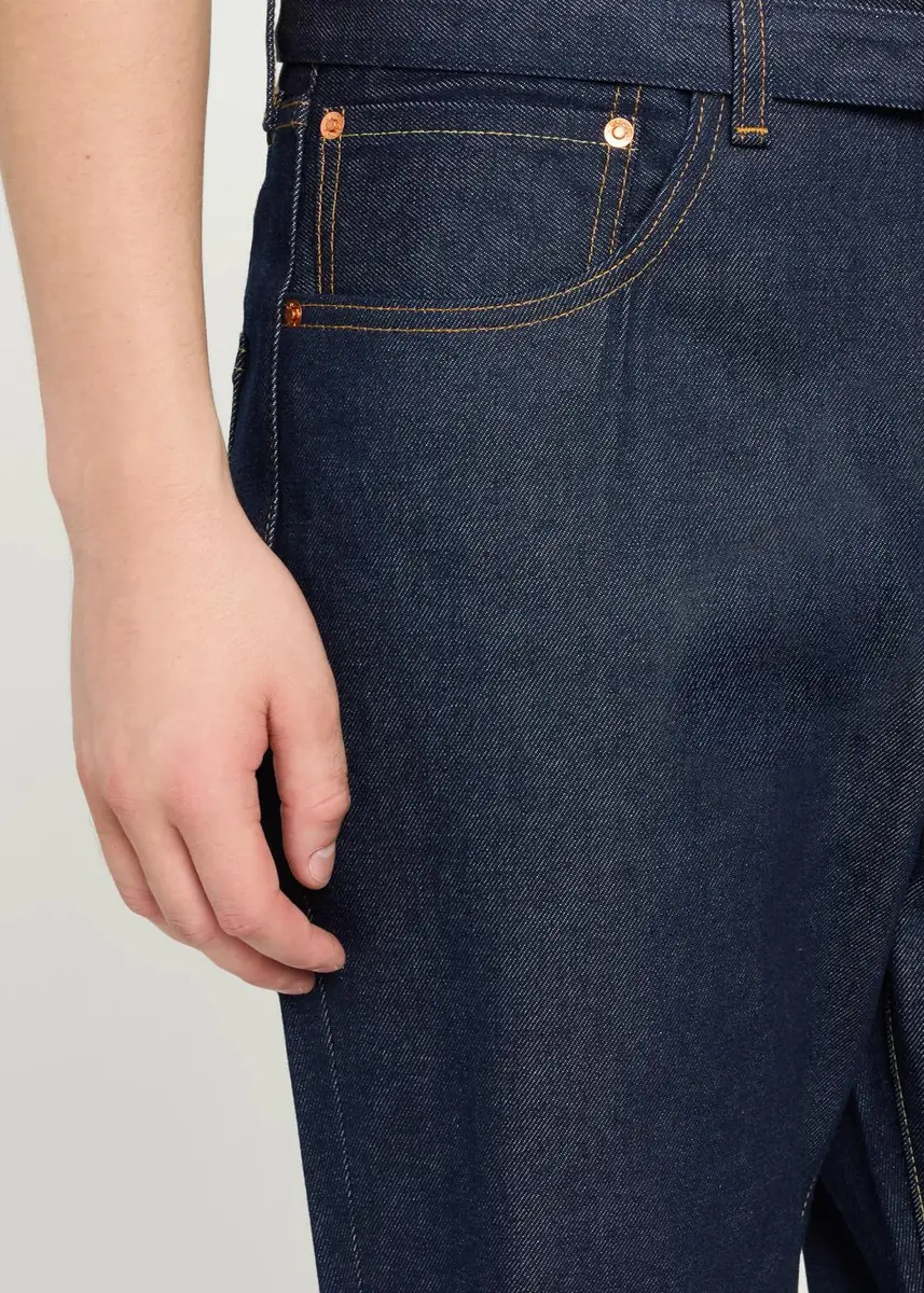 Sacai Levi's x Unisex Oversized Wide-Leg Belted Jeans | Thumbnail 5