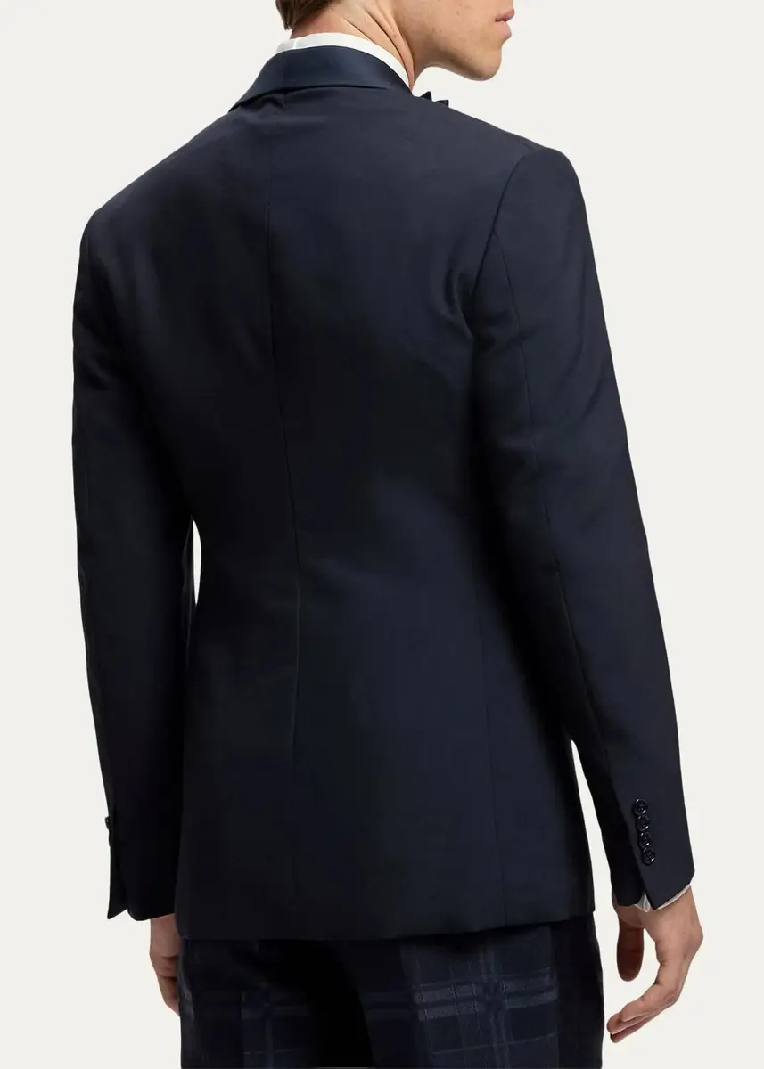 Ralph Lauren Purple Label Men's Kent Handmade Barathea Tuxedo Jacket | Thumbnail 3 Ralph Lauren Purple Label Men's Kent Handmade Barathea Tuxedo Jacket | Thumbnail 3