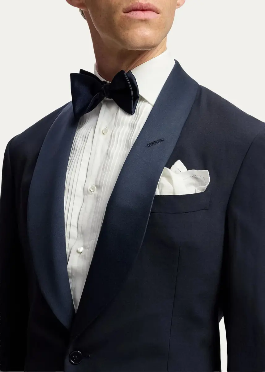 Ralph Lauren Purple Label Men's Kent Handmade Barathea Tuxedo Jacket | Thumbnail 5 Ralph Lauren Purple Label Men's Kent Handmade Barathea Tuxedo Jacket | Thumbnail 5