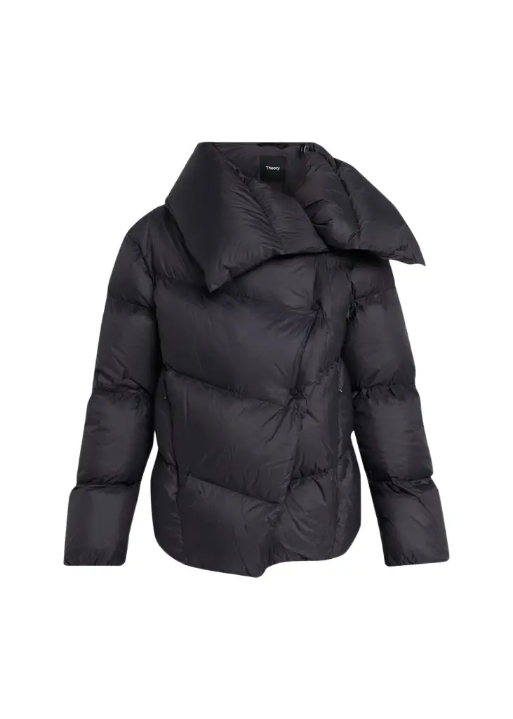 Theory Asymmetric Duvet Puffer Jacket