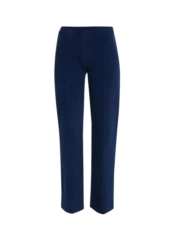 HIGH SPORT Cotton Corduroy Straight-Leg Pull-On Pants