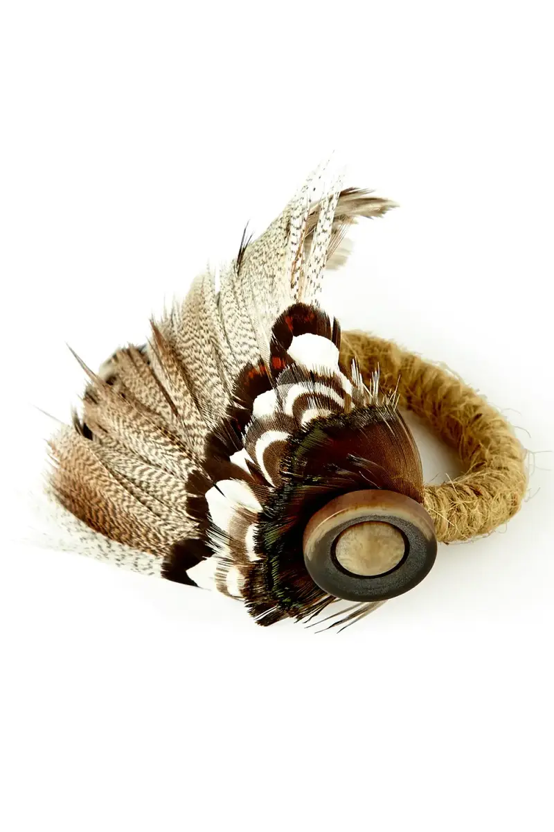 Juliska Feather Napkin Ring | Thumbnail 2 Juliska Feather Napkin Ring | Thumbnail 2