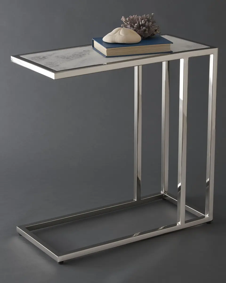 Regina Andrew Etched Marble Side Table | Thumbnail 3 Regina Andrew Etched Marble Side Table | Thumbnail 3