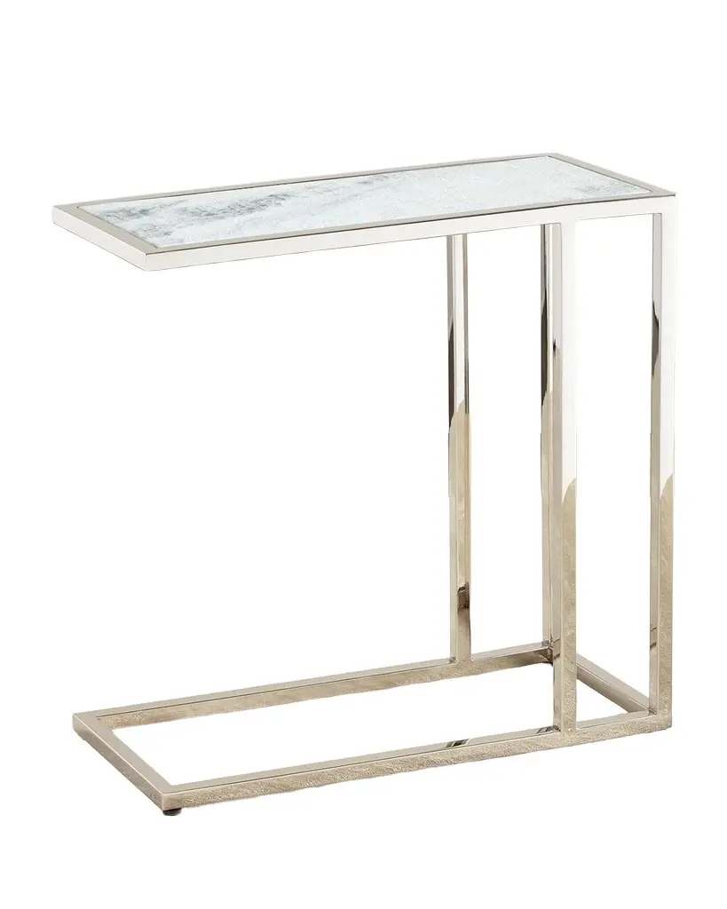 Regina Andrew Etched Marble Side Table