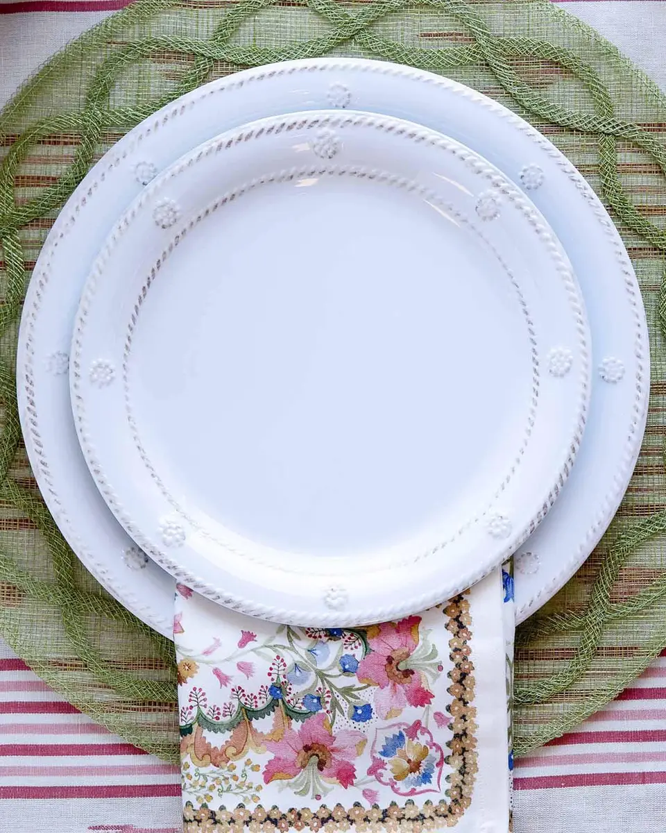 Juliska Berry & Thread Melamine Dessert/Salad Plate - Whitewash | Thumbnail 2 Juliska Berry & Thread Melamine Dessert/Salad Plate - Whitewash | Thumbnail 2