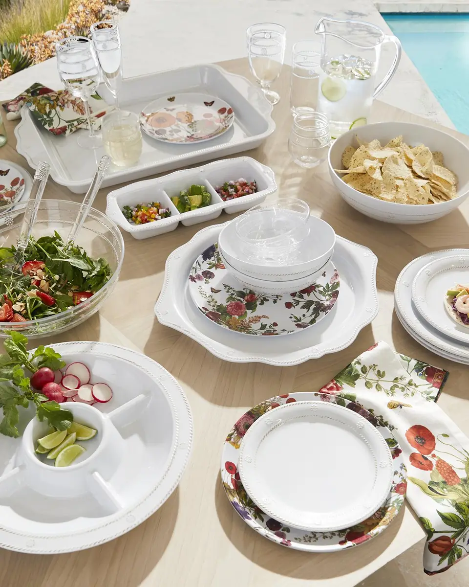 Juliska Berry & Thread Melamine Dessert/Salad Plate - Whitewash | Thumbnail 5 Juliska Berry & Thread Melamine Dessert/Salad Plate - Whitewash | Thumbnail 5