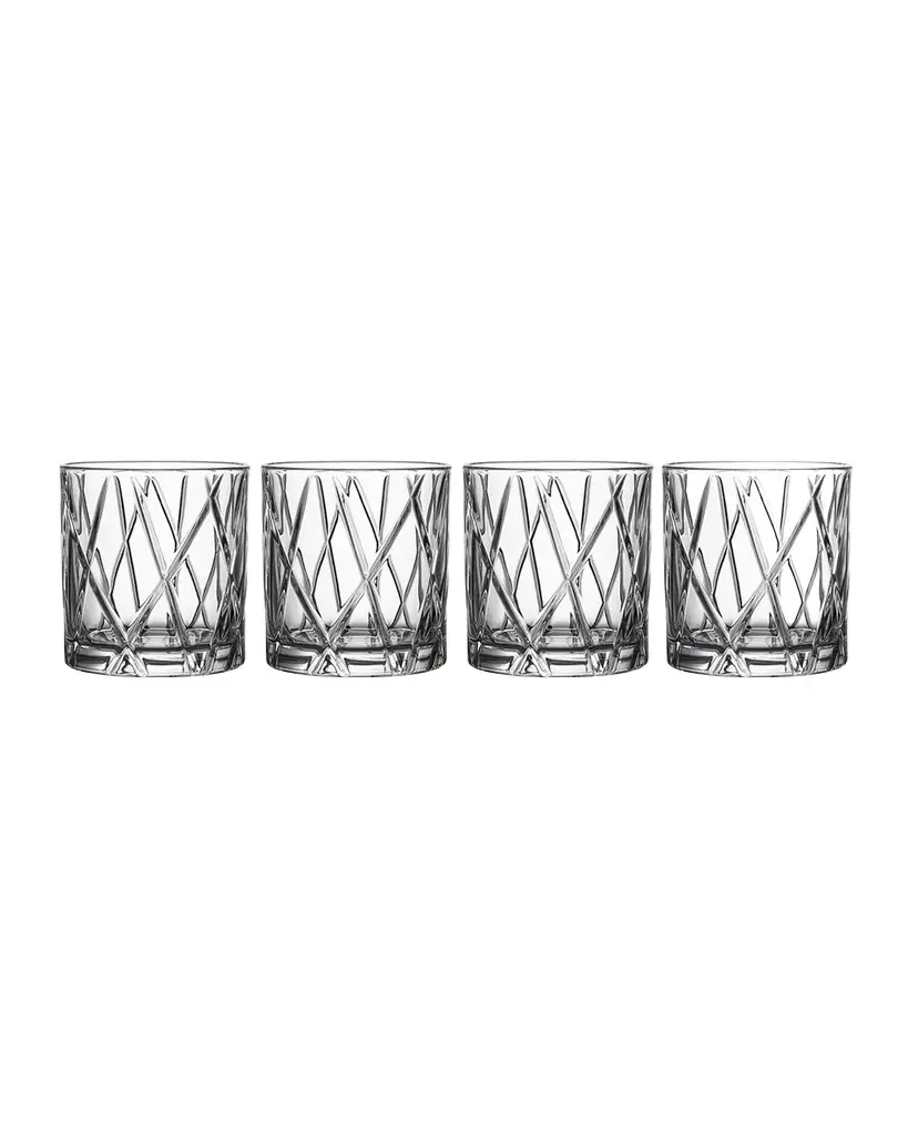 City Double Old-Fashioneds, Set of 4 City Double Old-Fashioneds, Set of 4