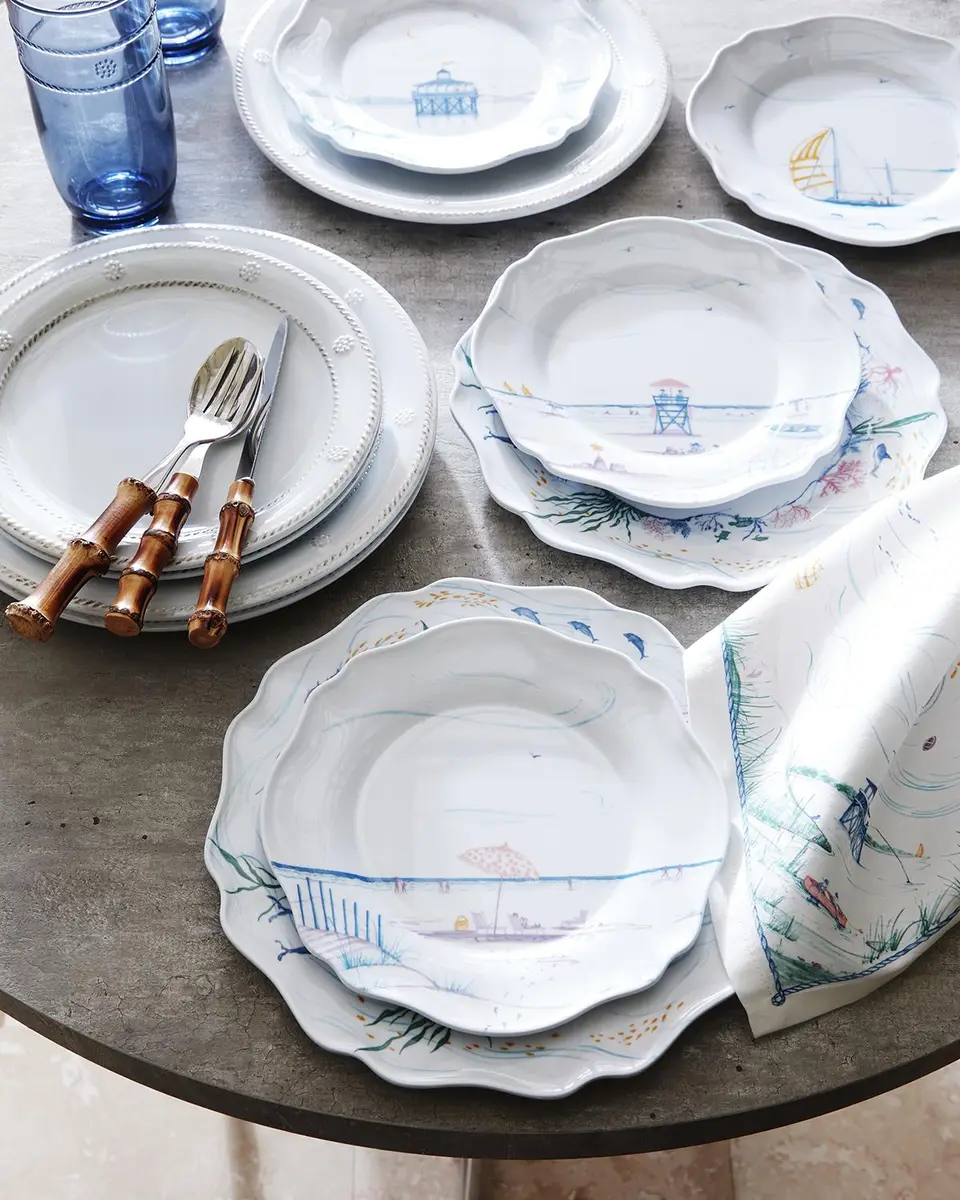 Juliska Berry & Thread Melamine Dinner Plate - Whitewash | Thumbnail 3 Juliska Berry & Thread Melamine Dinner Plate - Whitewash | Thumbnail 3