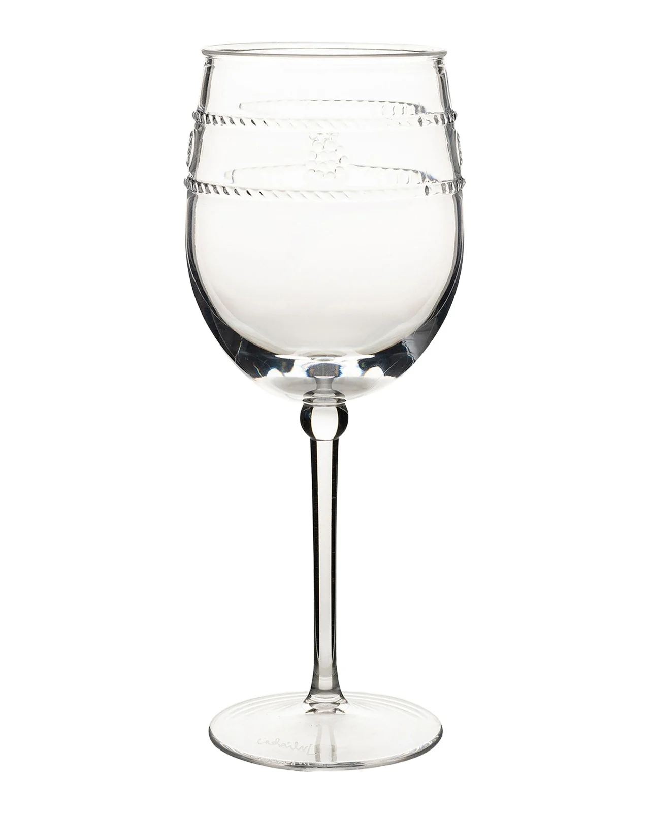 Juliska Isabella Acrylic Wine Glass