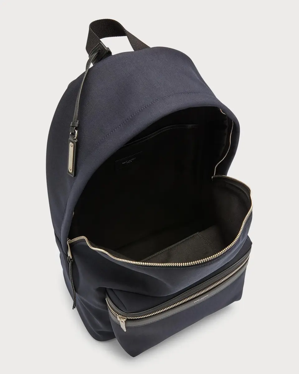 Saint Laurent Men's City Canvas Backpack | Thumbnail 3