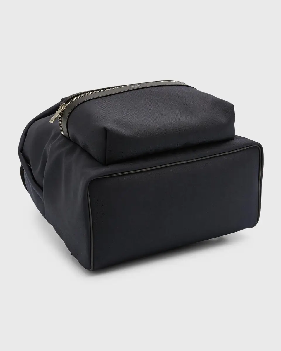 Saint Laurent Men's City Canvas Backpack | Thumbnail 7