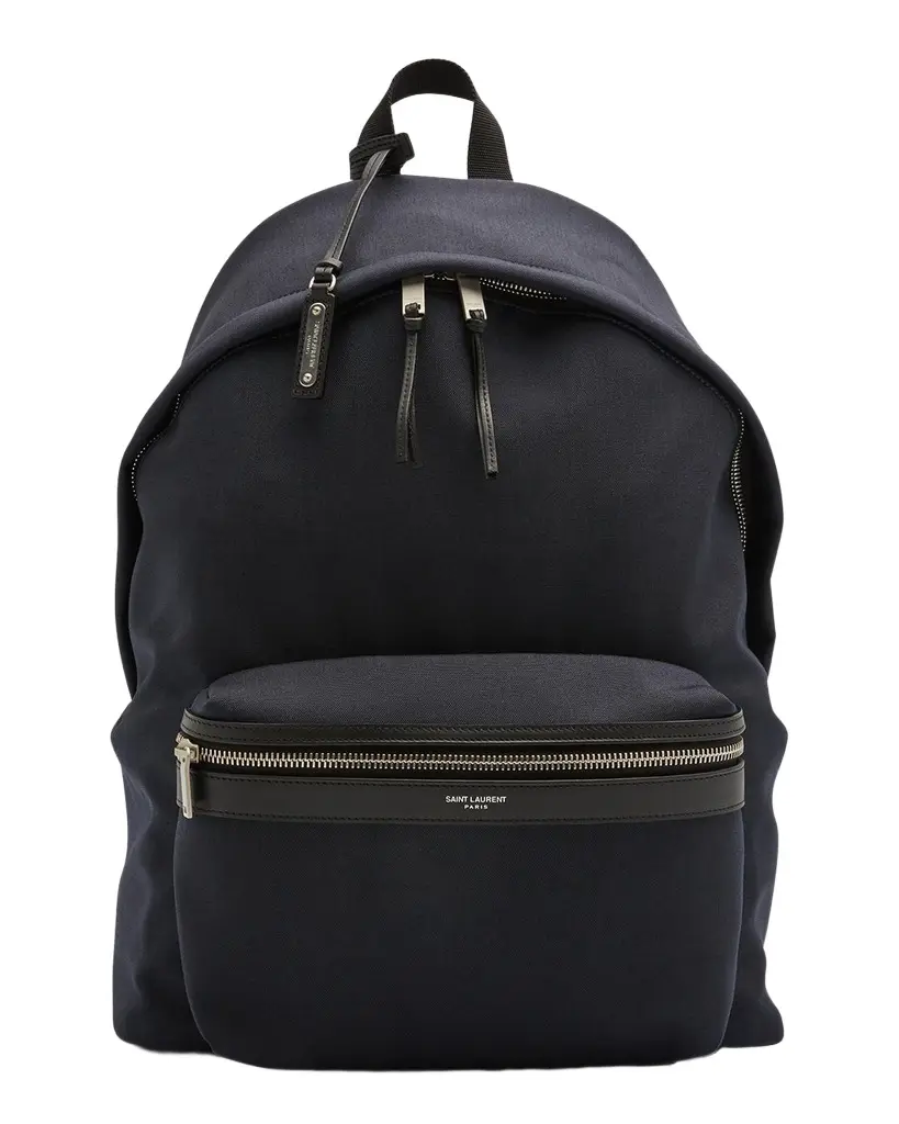 Saint Laurent Men's City Canvas Backpack