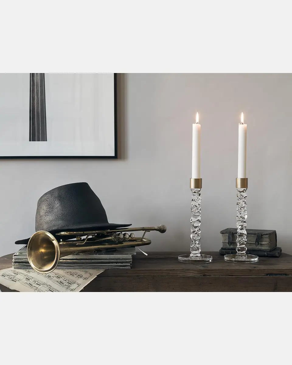 Orrefors Carat 12" Large Candlesticks, Set of 2 | Thumbnail 4 Orrefors Carat 12" Large Candlesticks, Set of 2 | Thumbnail 4