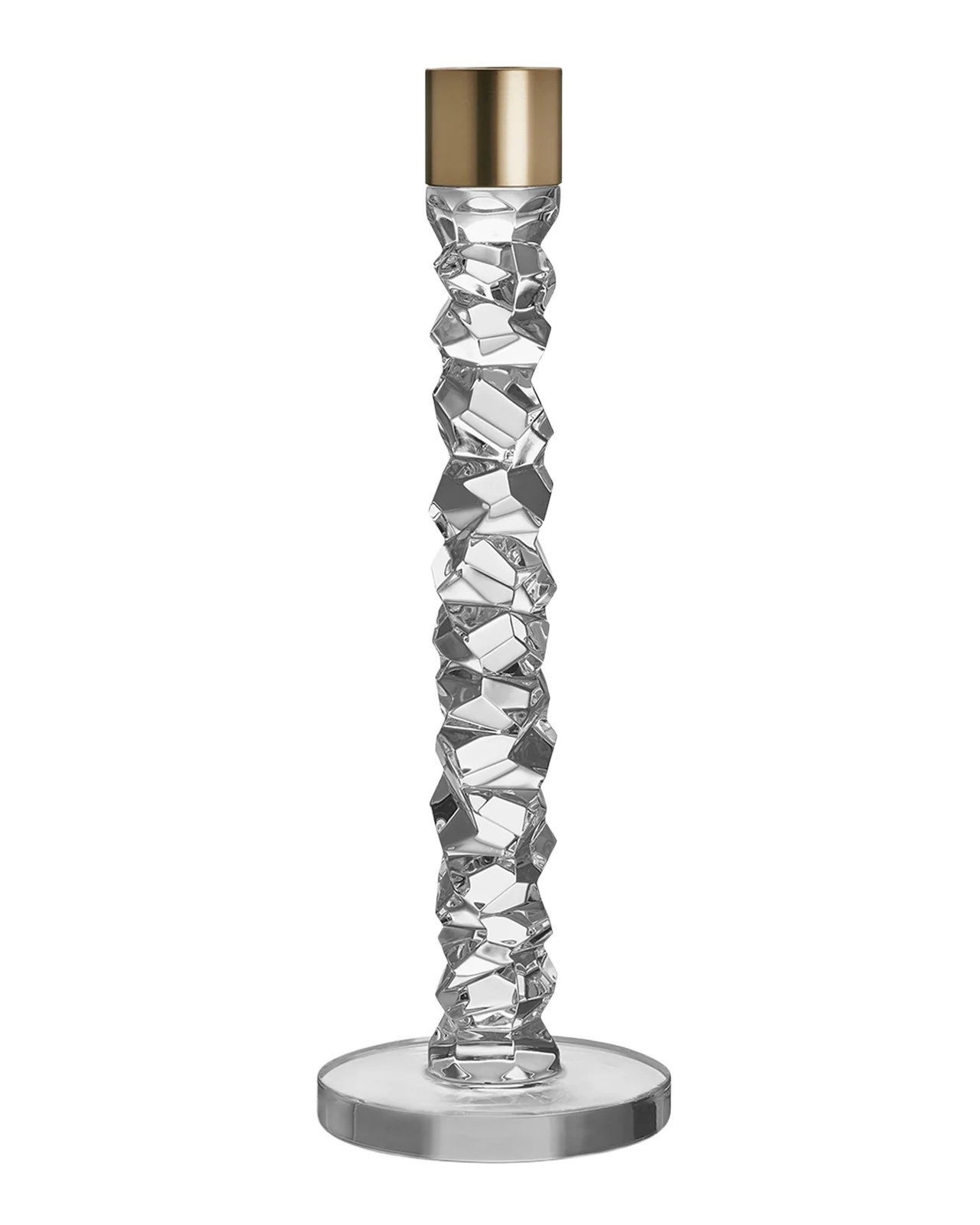 Orrefors Carat 12" Large Candlesticks, Set of 2