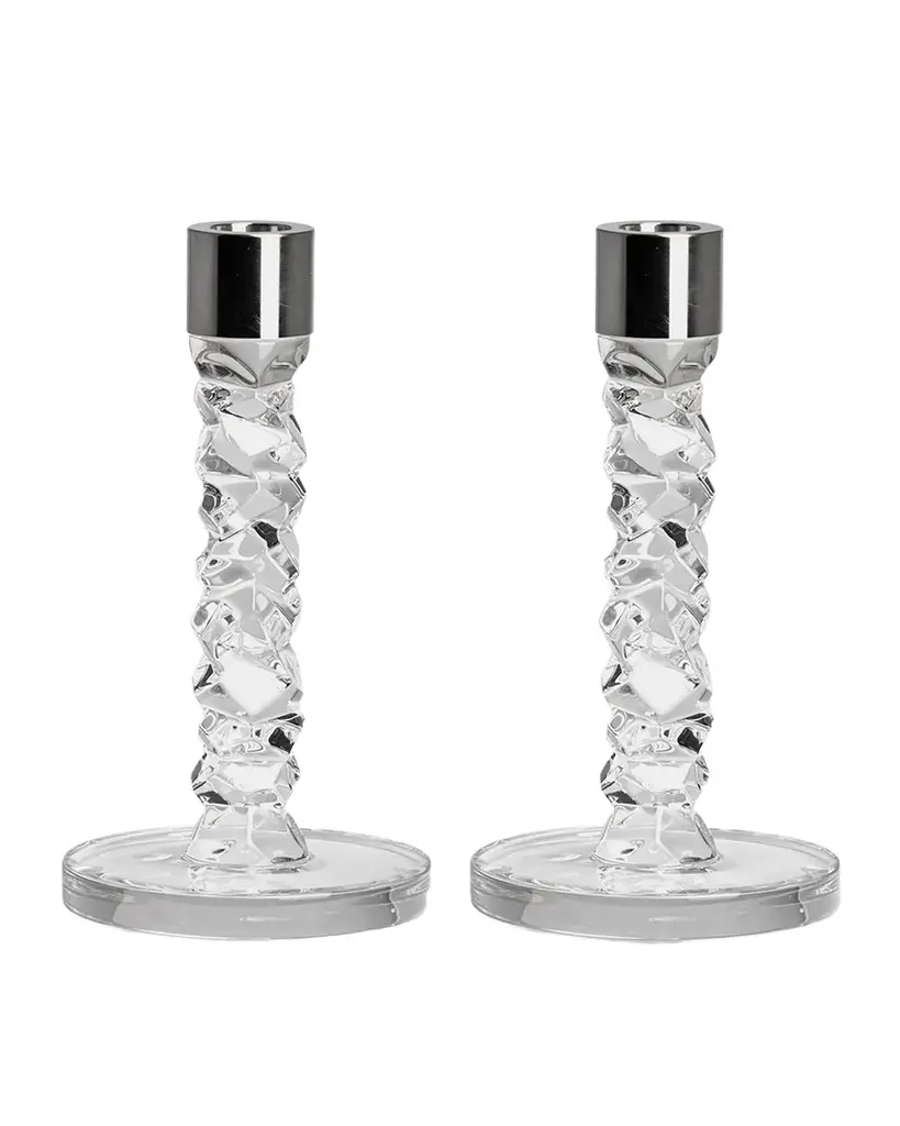 Carat 7" Small Candlesticks, Set of 2 Carat 7" Small Candlesticks, Set of 2