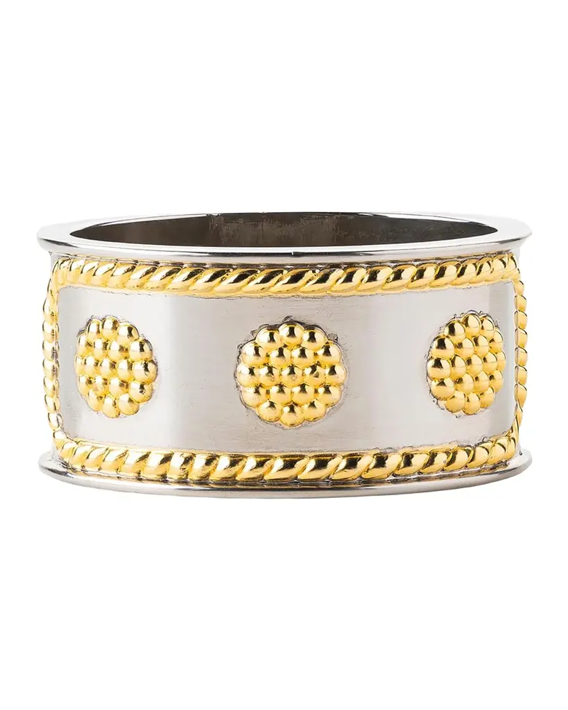 Juliska Berry & Thread Napkin Ring - Silver/Gold