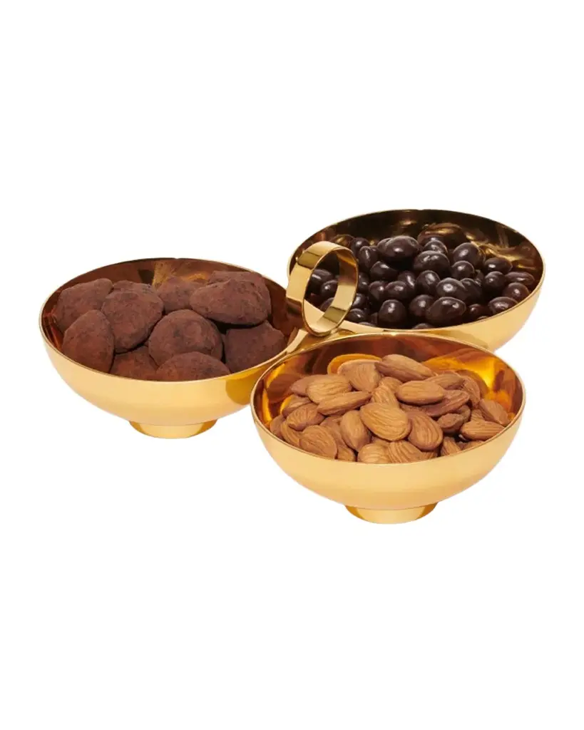 AERIN Sintra 3-Bowl Server