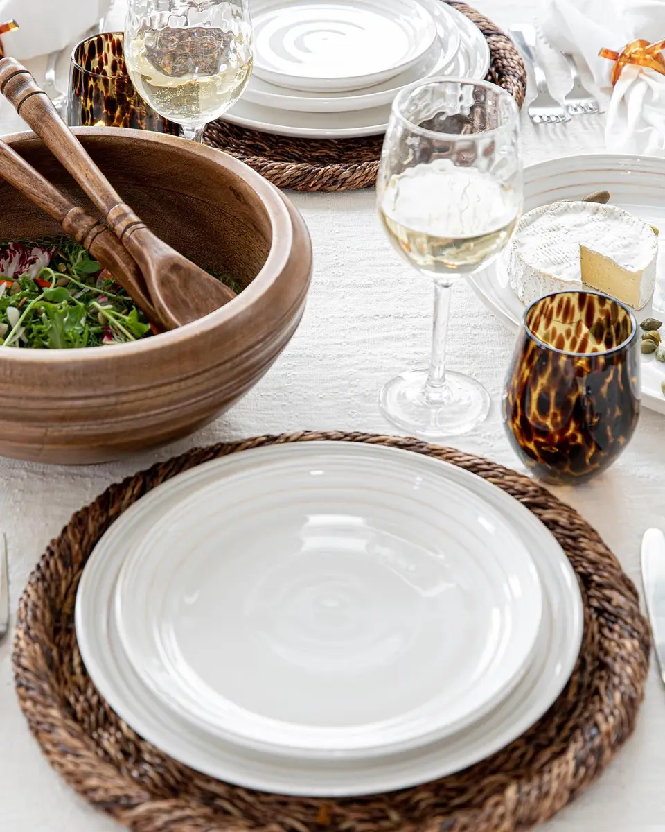 Juliska Bilbao Dessert/Salad Plate - Whitewash | Thumbnail 3
