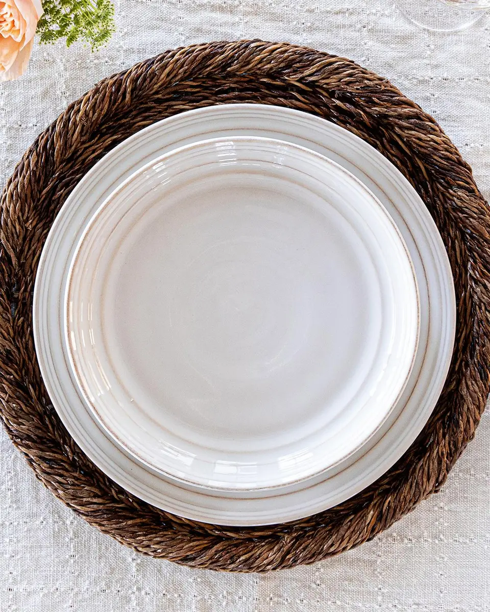Juliska Bilbao Dessert/Salad Plate - Whitewash | Thumbnail 4