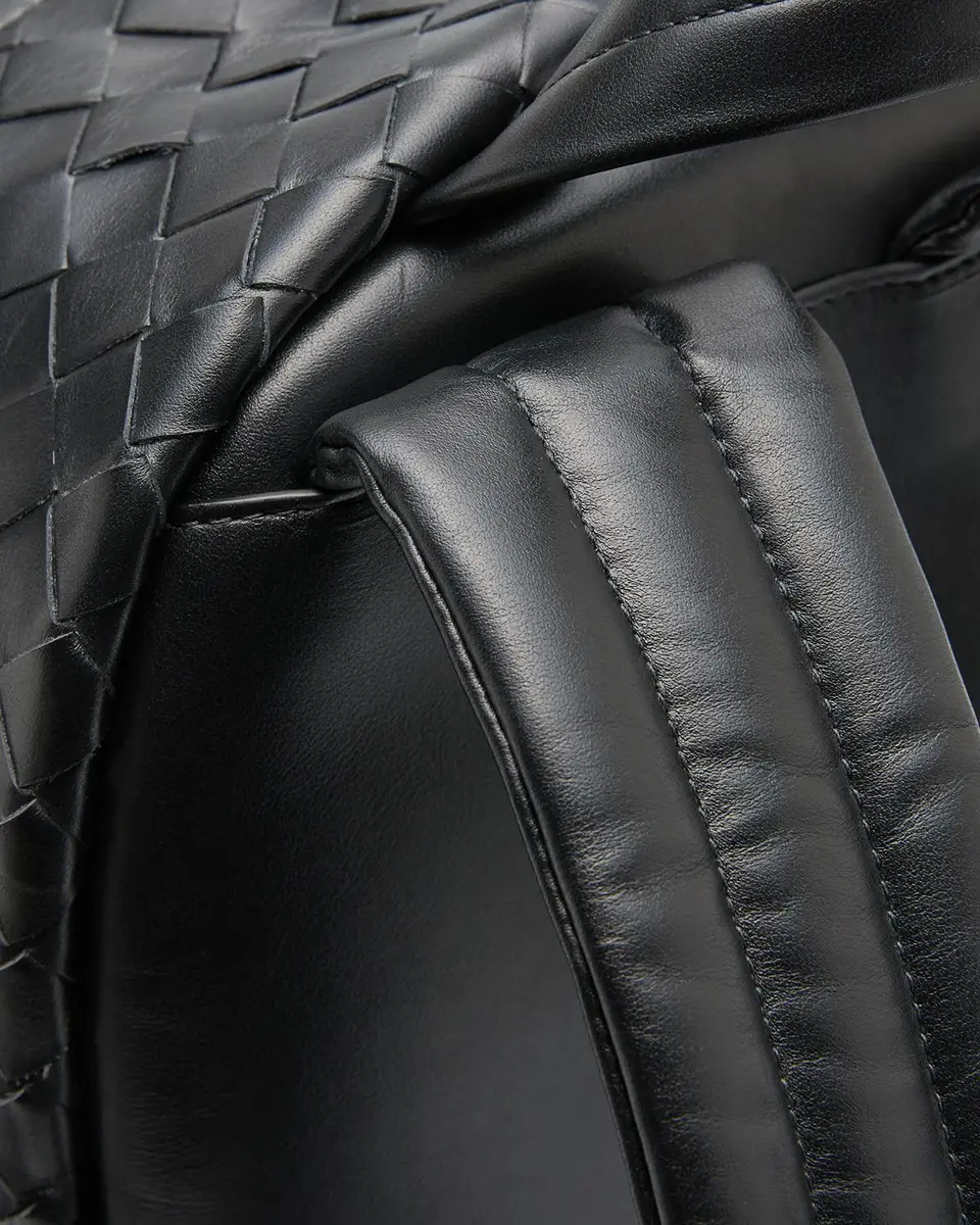 Bottega Veneta Men's Small Intrecciato Leather Backpack | Thumbnail 5 Bottega Veneta Men's Small Intrecciato Leather Backpack | Thumbnail 5