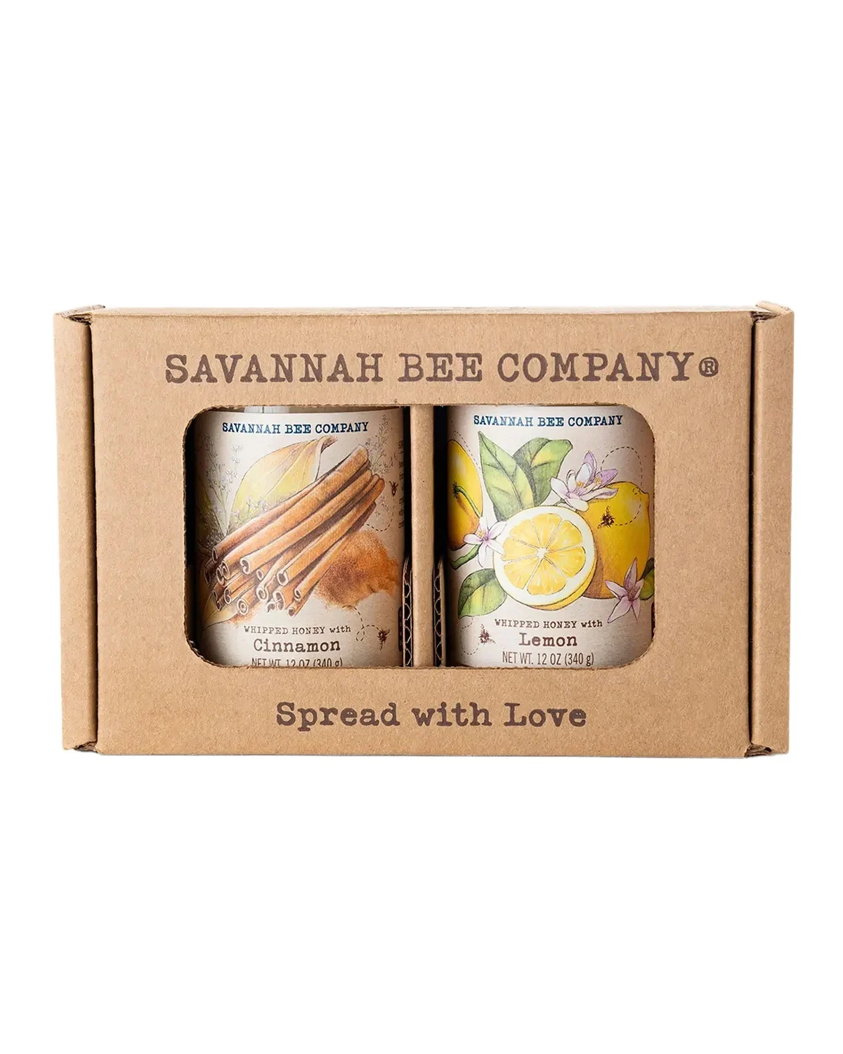Savannah Bee Company Cinnamon & Lemon Whipped Honey Gift Set