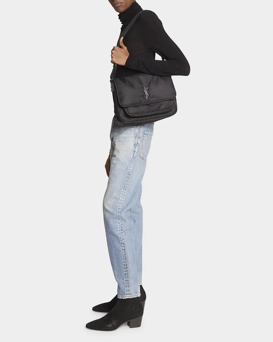 Saint Laurent Men's Niki Nylon Messenger Bag | Thumbnail 2
