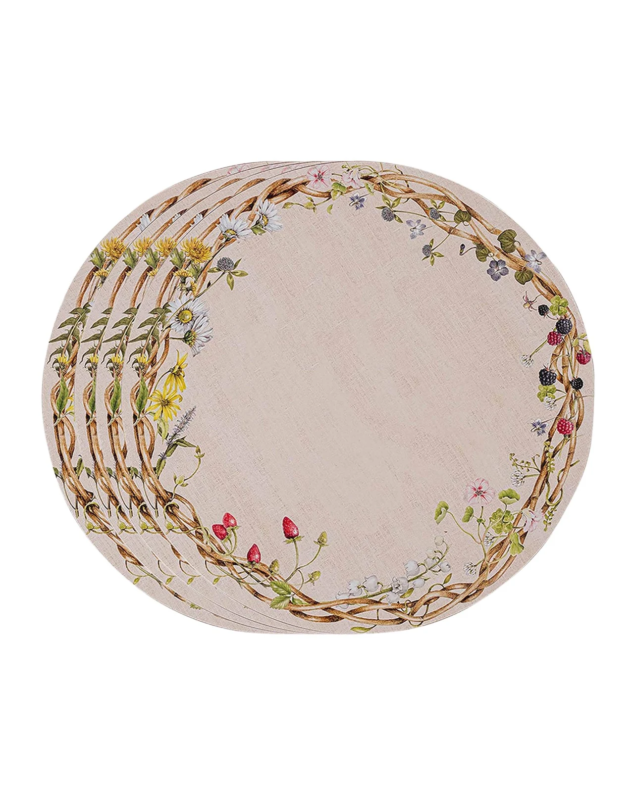 Juliska Meadow Walk Placemats, Set of 4