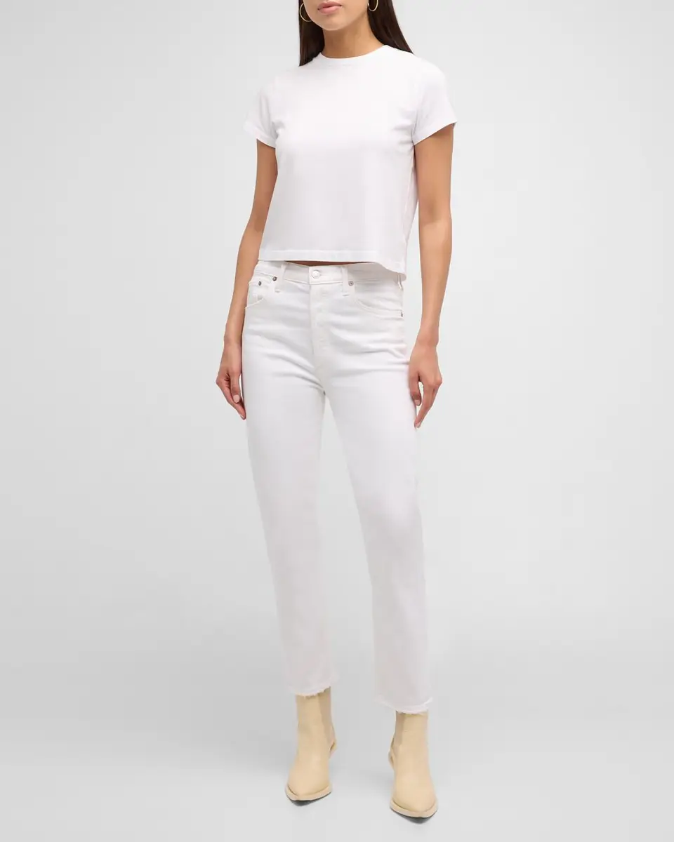 AGOLDE Adine Cropped Short Sleeve Tee | Thumbnail 2 AGOLDE Adine Cropped Short Sleeve Tee | Thumbnail 2