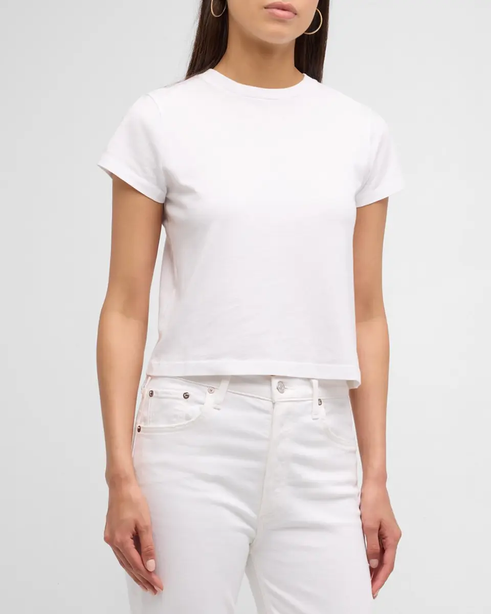AGOLDE Adine Cropped Short Sleeve Tee | Thumbnail 4 AGOLDE Adine Cropped Short Sleeve Tee | Thumbnail 4