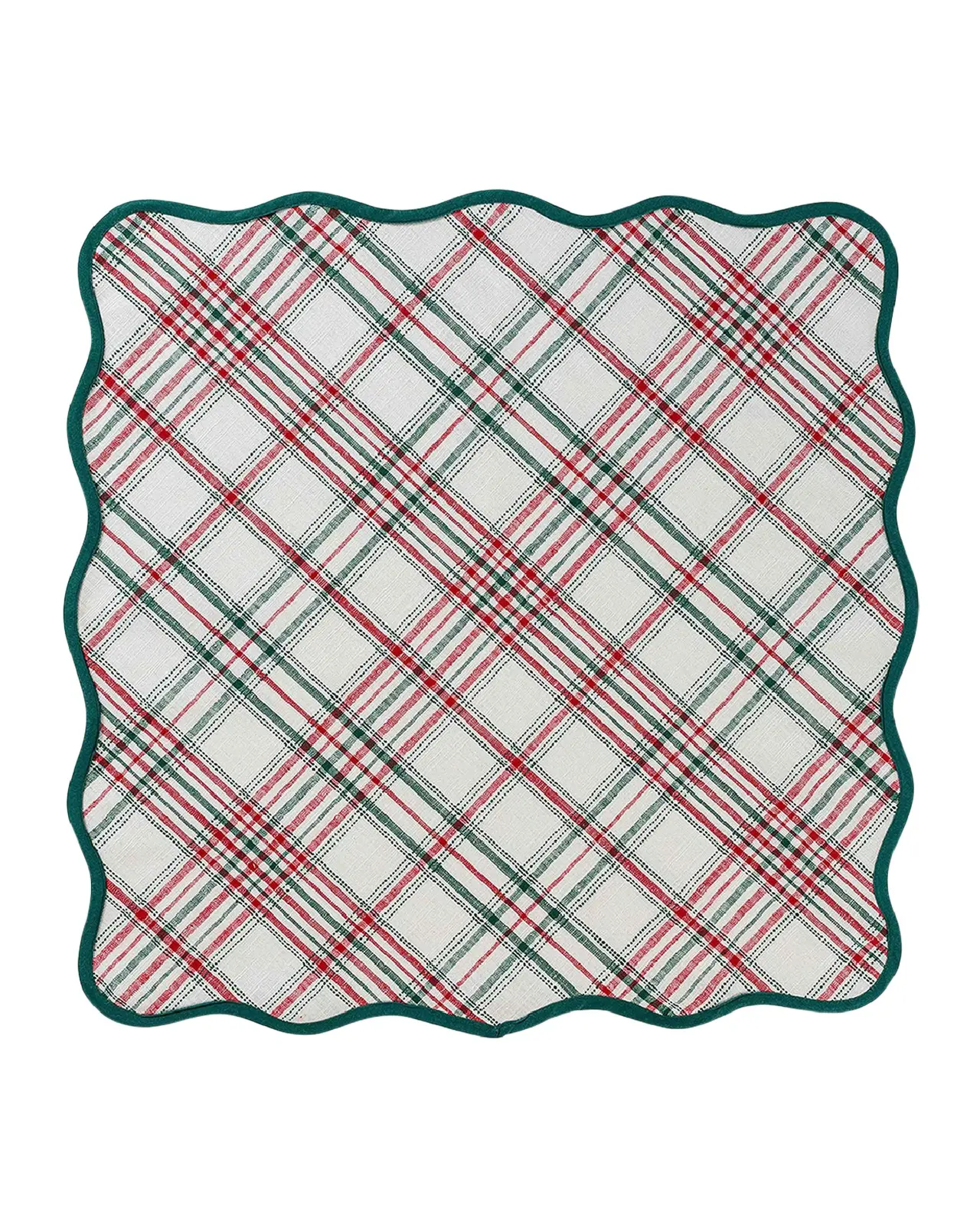 Juliska Merry Tartan Tablecloth, 52" Square