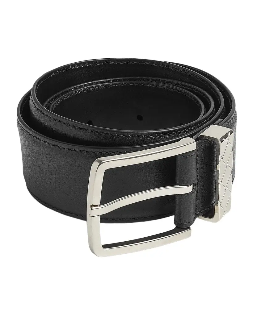 Men's Intreccio Leather Belt Men's Intreccio Leather Belt