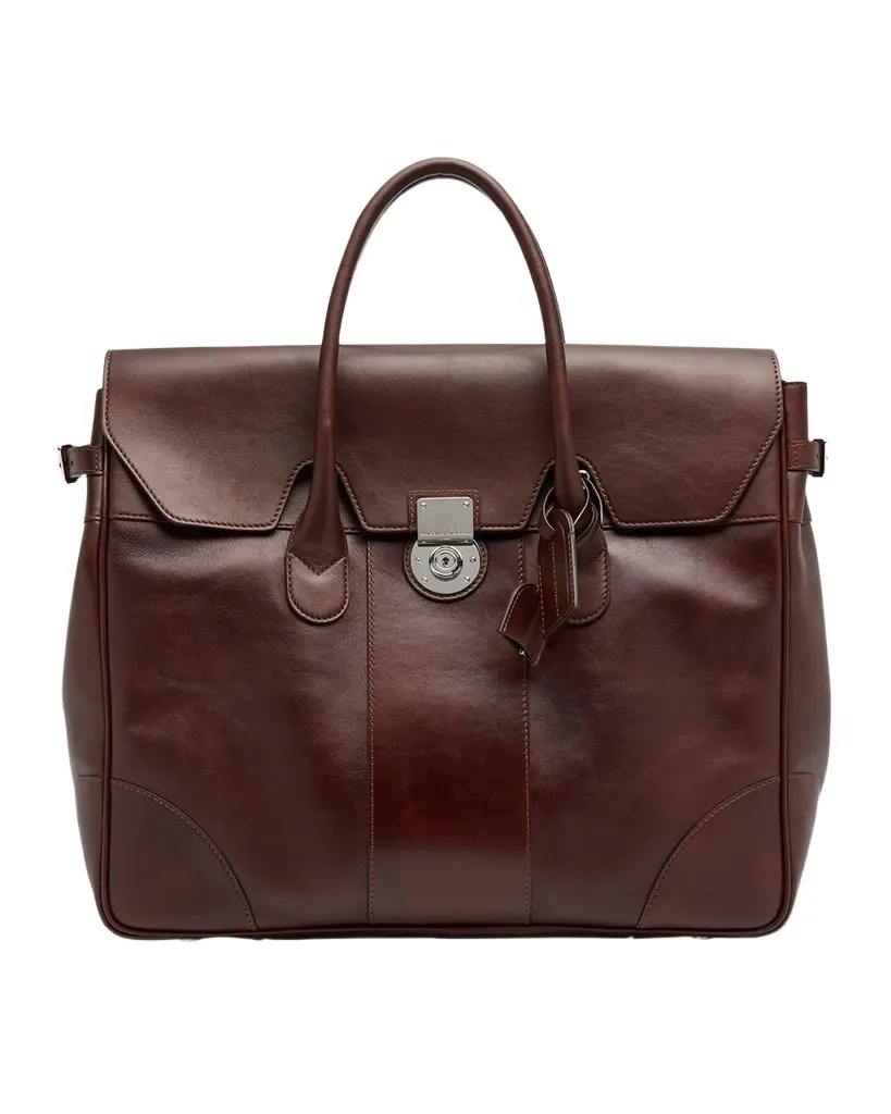 Brunello Cucinelli Men's Leather Travel Bag