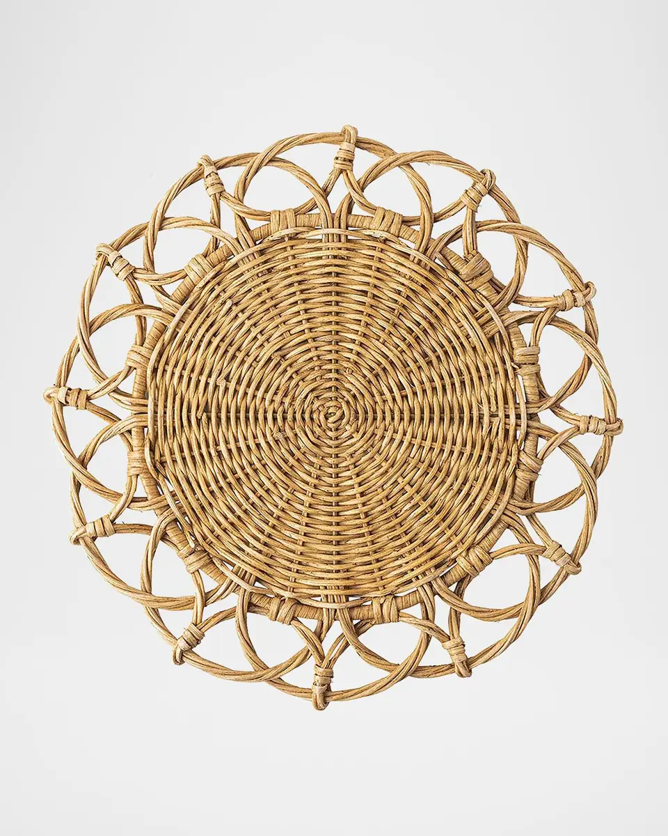 Juliska Provence Rattan Whitewash Placemats, Set of 4 | Thumbnail 2 Juliska Provence Rattan Whitewash Placemats, Set of 4 | Thumbnail 2