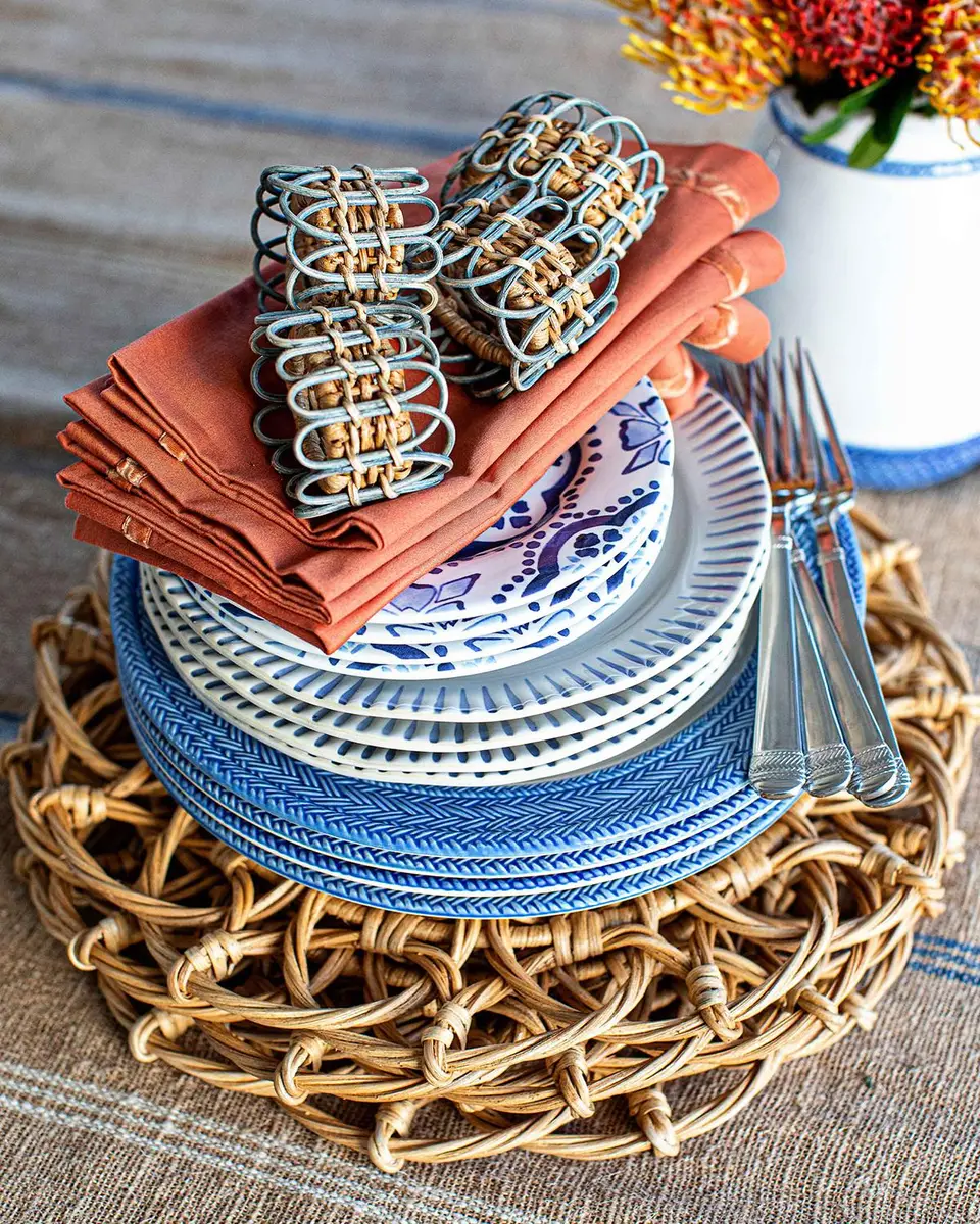 Juliska Provence Rattan Whitewash Placemats, Set of 4 | Thumbnail 3 Juliska Provence Rattan Whitewash Placemats, Set of 4 | Thumbnail 3