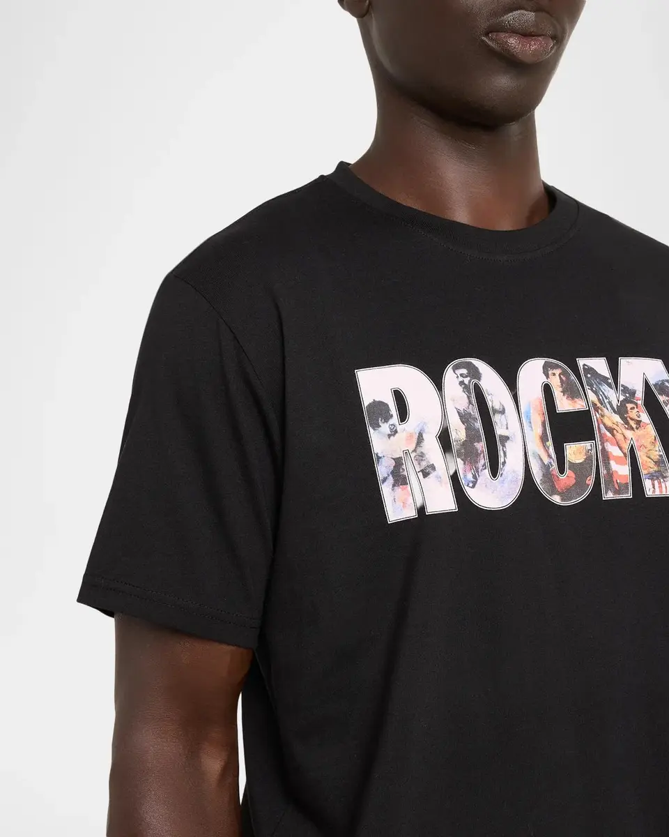 Robert Graham Men's x John Rivoli Rocky 50th Graphic Cotton T-Shirt | Thumbnail 5 Robert Graham Men's x John Rivoli Rocky 50th Graphic Cotton T-Shirt | Thumbnail 5