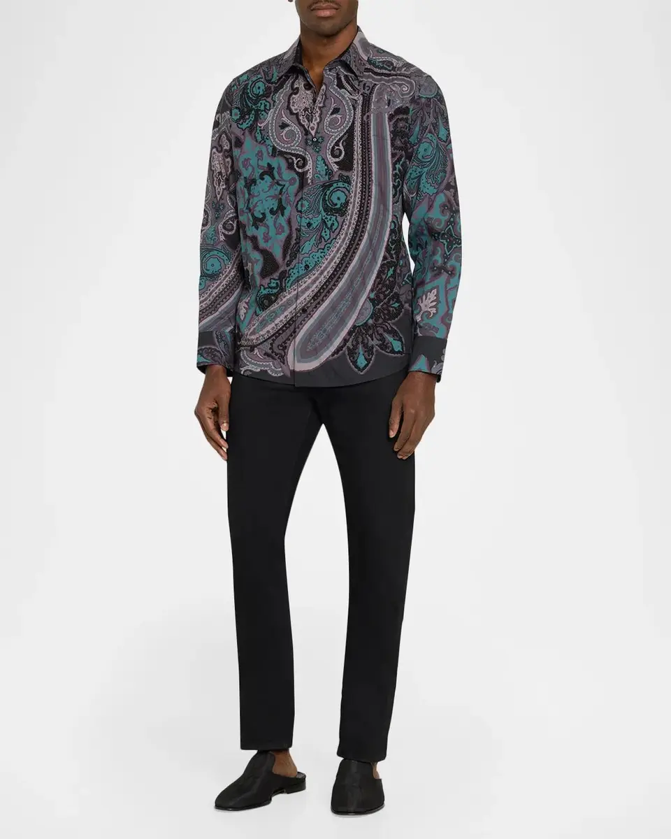 Robert Graham Men's Beaded Paisley Woven Shirt | Thumbnail 2 Robert Graham Men's Beaded Paisley Woven Shirt | Thumbnail 2