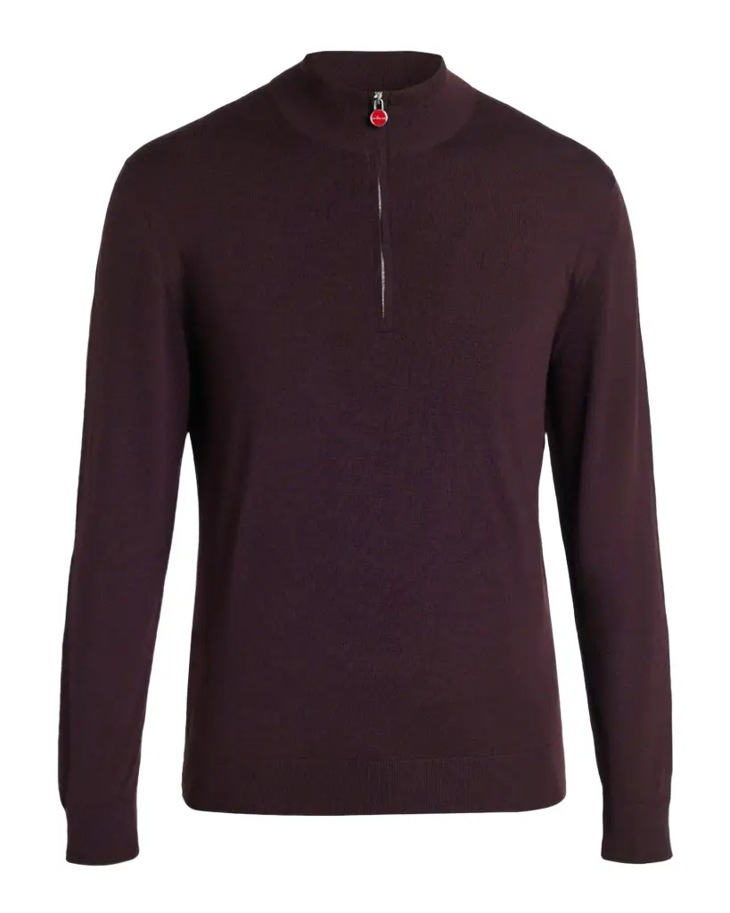 Kiton Men's Wool Mock Turtleneck Sweater