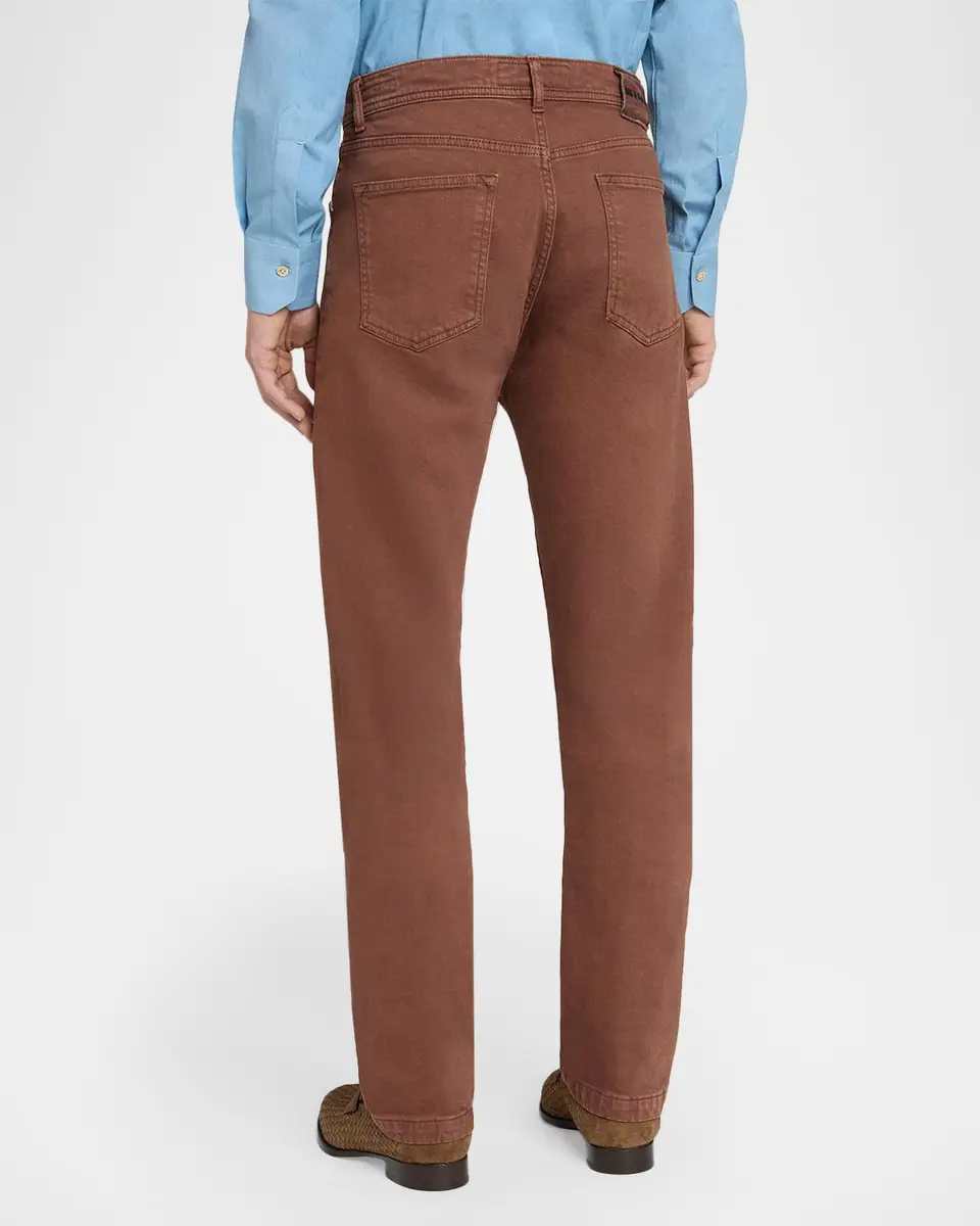 Kiton Men's Stretch-Cotton Slim-Fit Trousers | Thumbnail 3 Kiton Men's Stretch-Cotton Slim-Fit Trousers | Thumbnail 3