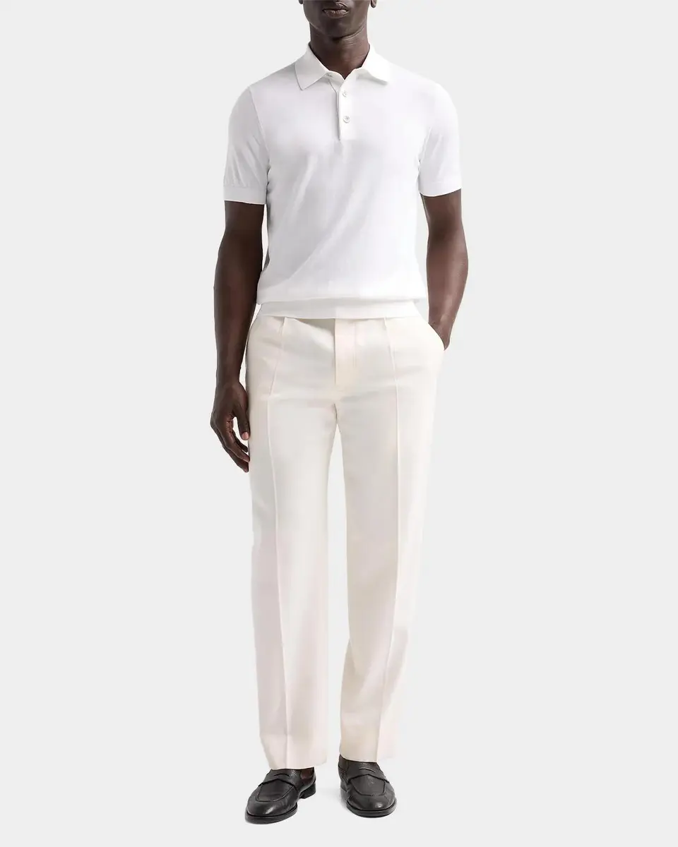 Sartorio Men's Knit Cotton Polo Shirt | Thumbnail 2 Sartorio Men's Knit Cotton Polo Shirt | Thumbnail 2