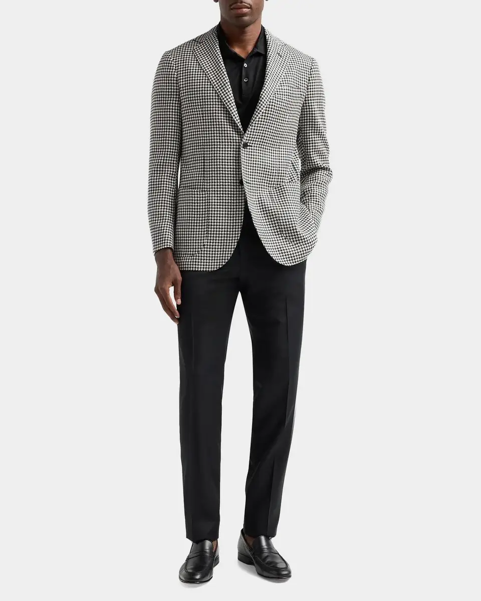 Kiton Men's Houndstooth Wool-Alpaca-Silk Sport Coat | Thumbnail 2