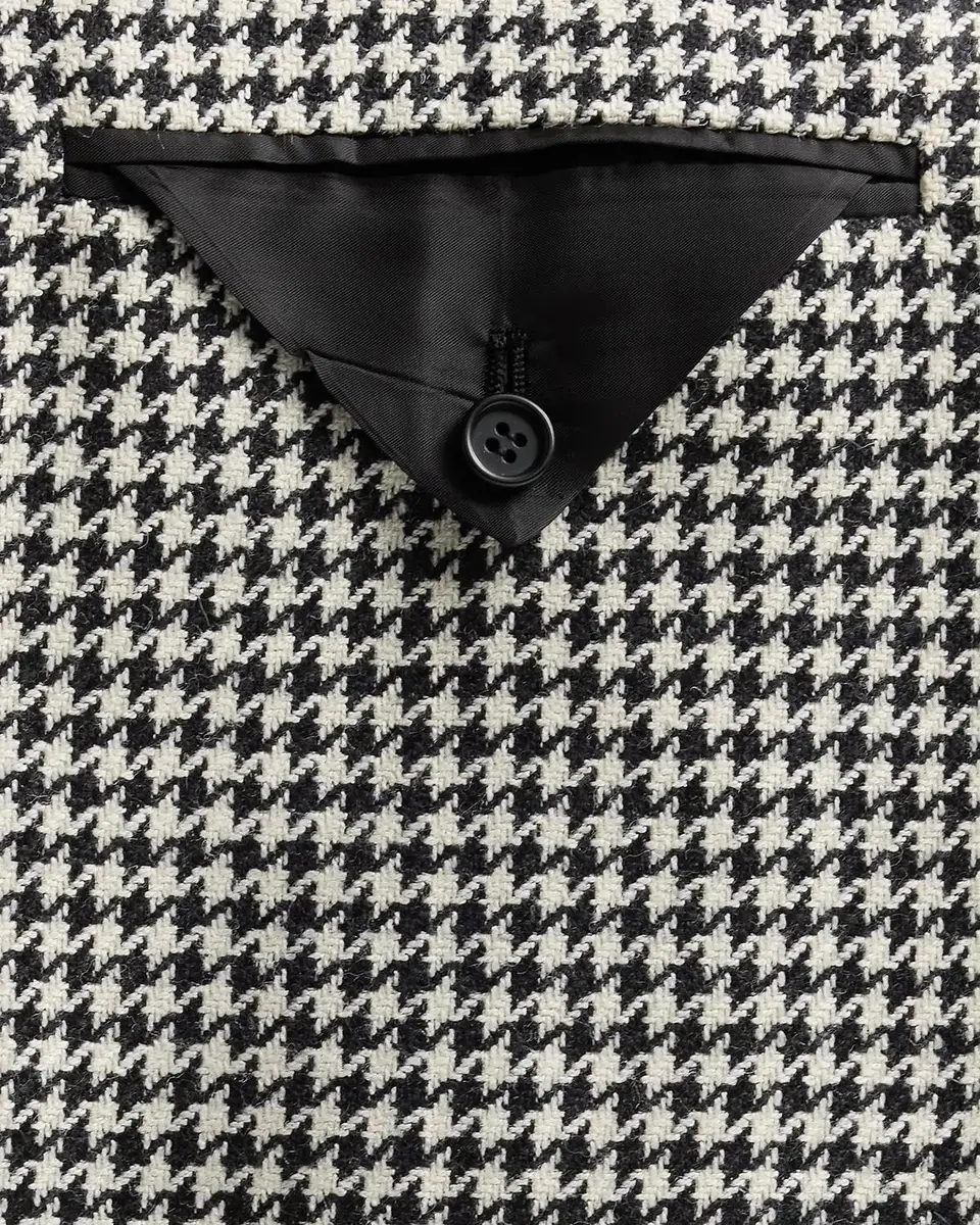 Kiton Men's Houndstooth Wool-Alpaca-Silk Sport Coat | Thumbnail 6