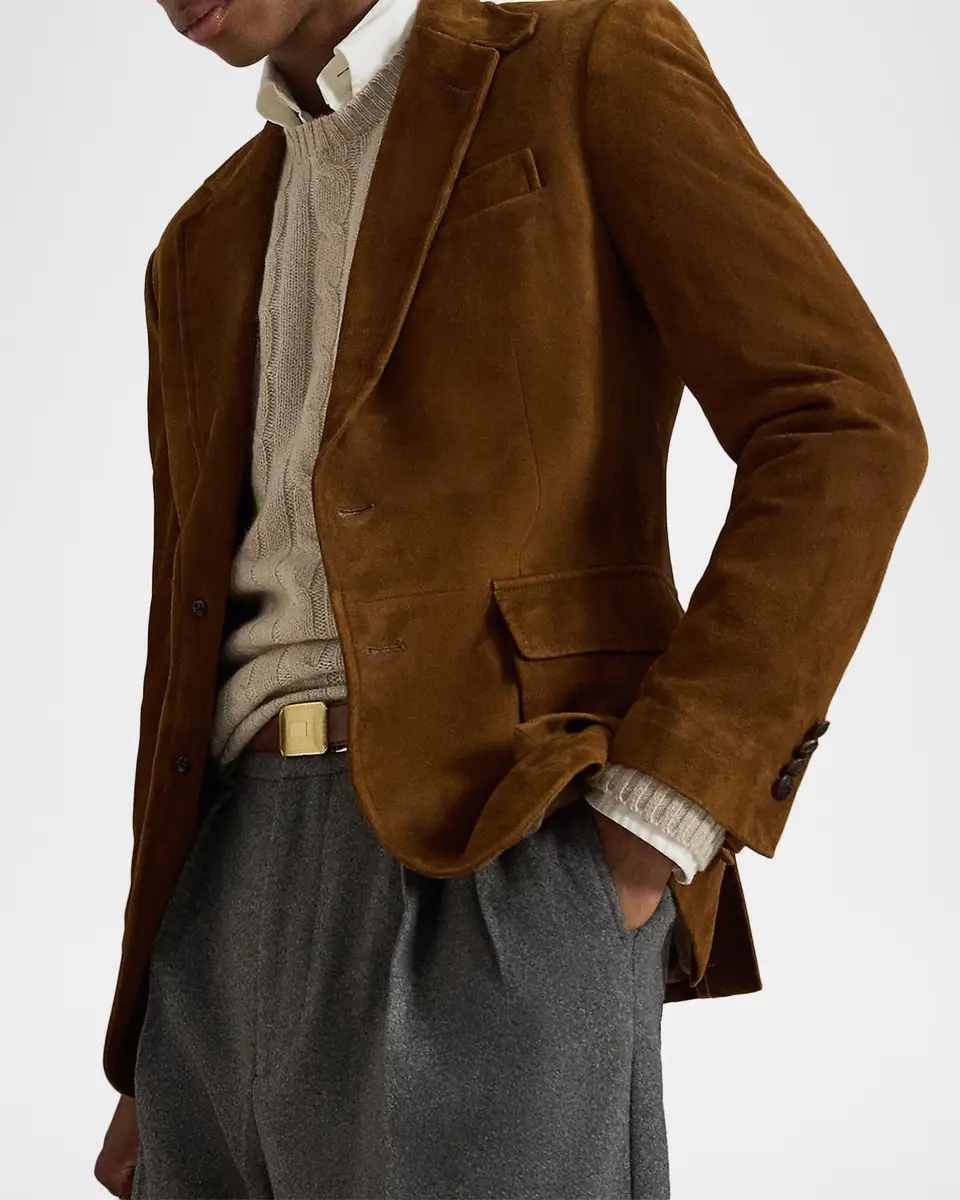 Polo Ralph Lauren Men's Iconic Cable-Knit Cashmere Sweater | Thumbnail 5 Polo Ralph Lauren Men's Iconic Cable-Knit Cashmere Sweater | Thumbnail 5
