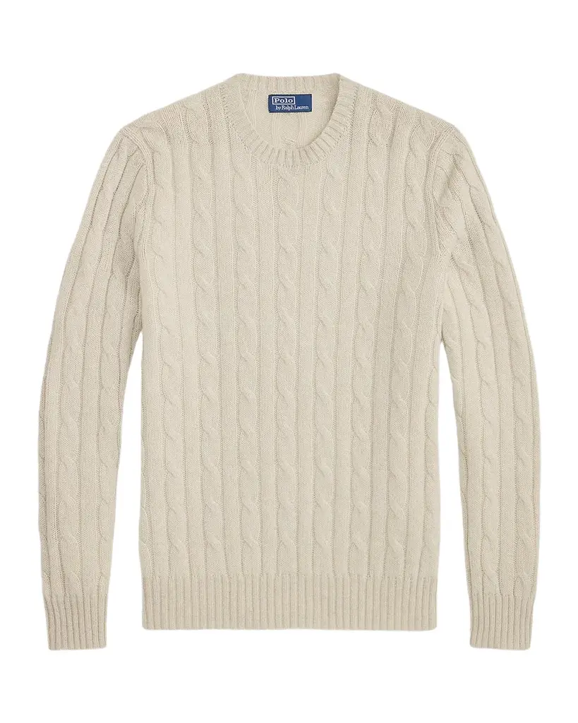 Men's Iconic Cable-Knit Cashmere Sweater