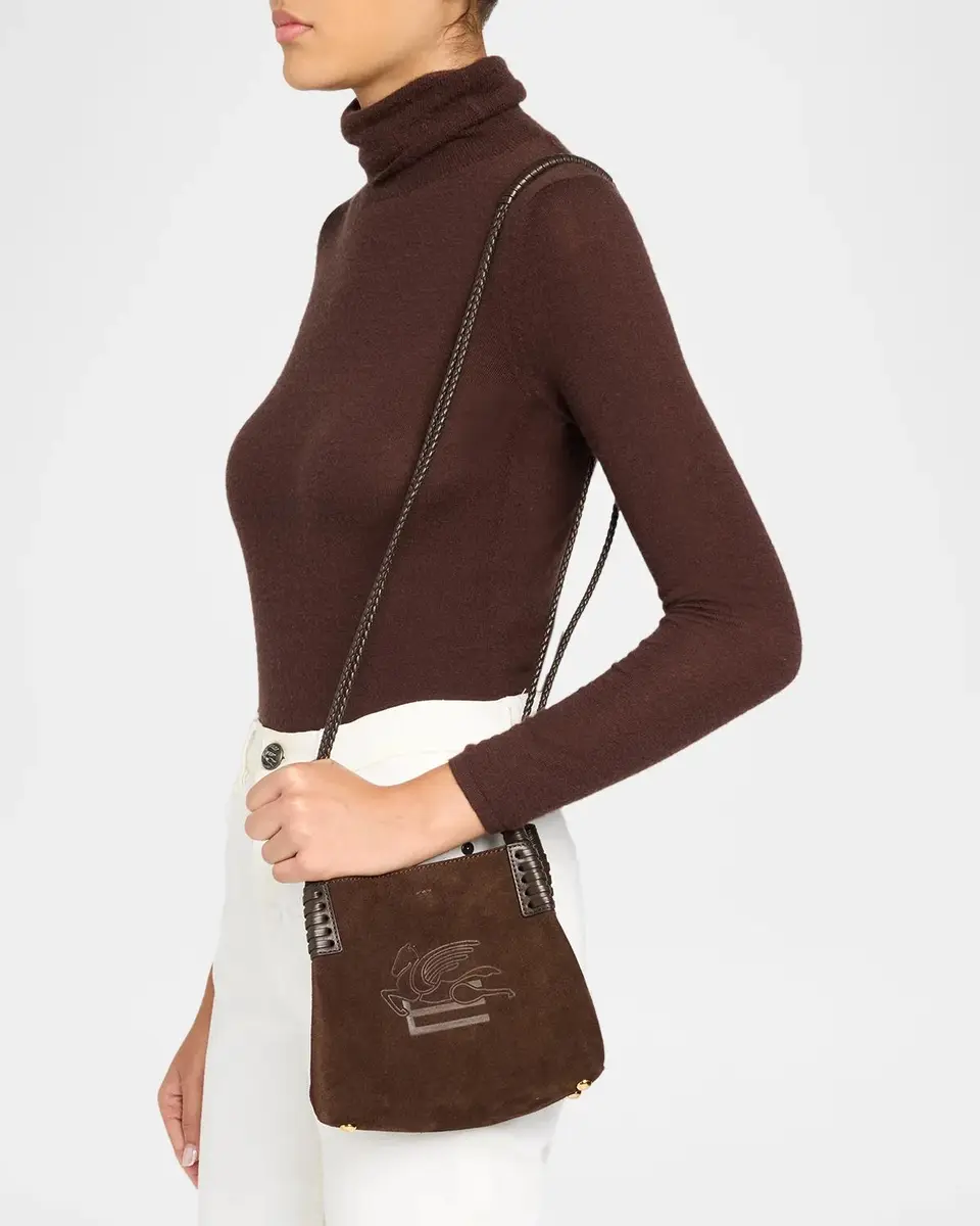 Etro Libra XS Suede Shopping Tote Bag | Thumbnail 2 Etro Libra XS Suede Shopping Tote Bag | Thumbnail 2