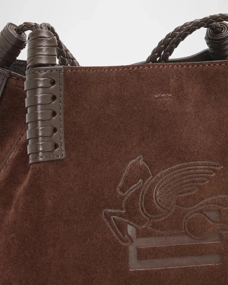 Etro Libra XS Suede Shopping Tote Bag | Thumbnail 6 Etro Libra XS Suede Shopping Tote Bag | Thumbnail 6