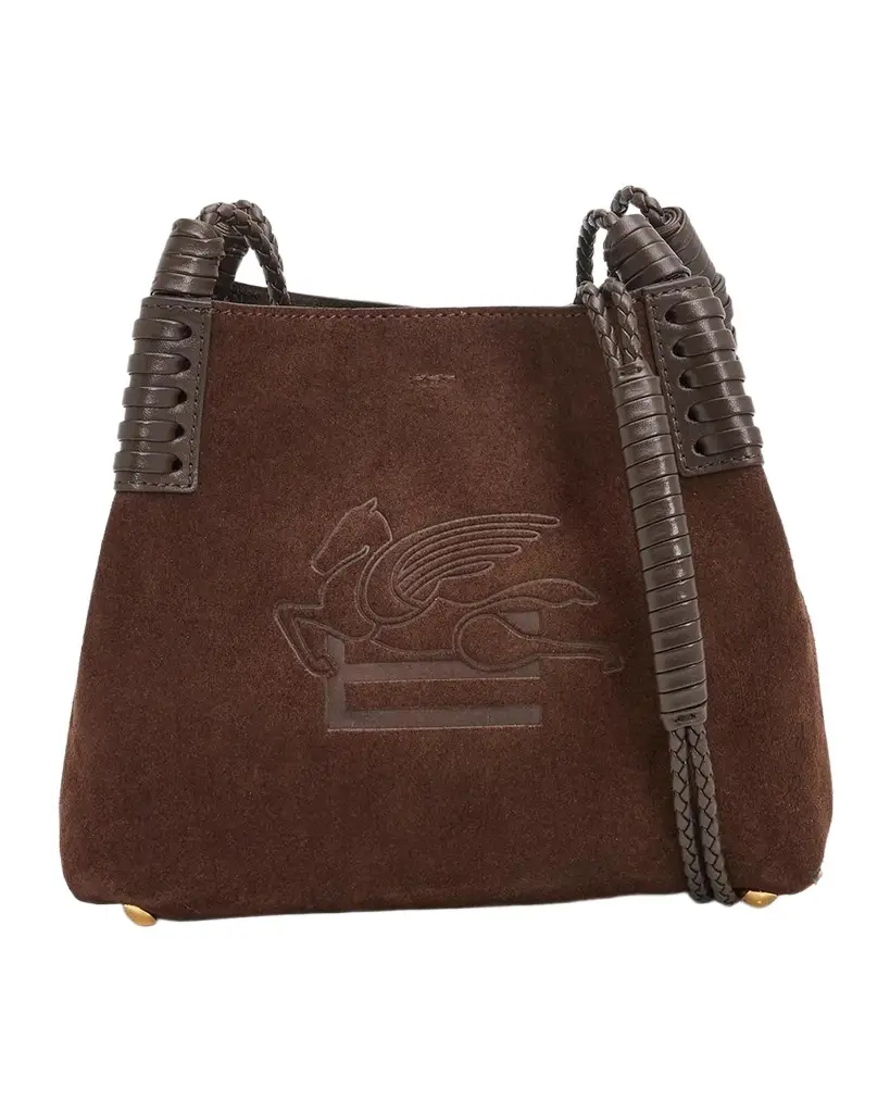 Etro Libra XS Suede Shopping Tote Bag